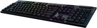 Механическая игровая клавиатура Logitech G915 LIGHTSPEED RGB, низкопрофильный тактильный переключатель клавиш GL, LIGHTSYNC RGB, расширенная поддержка беспроводной связи LIGHTSPEED и Bluetooth - тактильный 1000001889