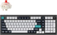 Беспроводная механическая клавиатура Keychron Q5 Max, 2,4 ГГц Bluetooth QMK, полностью алюминиевая, 96% раскладка RGB с переключателем Gateron Red с возможностью горячей замены, совместимая с Mac, Windows, Linux 1000001941