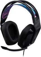 Проводная игровая гарнитура Logitech G335 с микрофоном, аудиоразъемом 3,5 мм, удобными амбушюрами из пеноматериала с эффектом памяти, легкая, совместима с ПК, Playstation, Xbox, Nintendo Switch - черная 1000001942