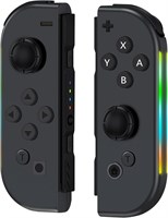Замена для контроллера Nintendo Switch, совместима с контроллерами Switch со светодиодами RGB? Поддержка двойной вибрации/пробуждения/скриншота 1000001945
