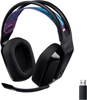 Беспроводная игровая гарнитура Logitech G535 LIGHTSPEED — легкие накладные наушники, отключение микрофона при повороте, стерео, совместимость с ПК, PS4, PS5, зарядка через USB — черный цвет 1000001952
