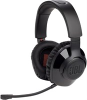 Беспроводная игровая гарнитура Jbl Quantum 350 для ПК со съемным микрофоном, беспроводная связь Lossless 2,4 ГГц, кинематографический квантовый звук, аккумулятор на 22 часа, комфортная пена с эффектом памяти, совместимость с ПК и консолями - черный 1000001970