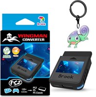 Brook Wingman PS2 Converter с брелоком - Ретро-консоль Converter для XB Series X|S, One, 360, Elite 1&2 и PS5/PS4/PS3, Switch Pro Controller на консолях PS2/PS1/PS Classic [Эксклюзивная версия] 1000001988