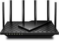 Двухдиапазонный гигабитный маршрутизатор Wi-Fi 6 TP-Link AX5400, скорость WiFi до 5400 Мбит/с, 4 порта LAN Гбит/с, подключение более 200 устройств, идеально подходит для игр Xbox/PS4/Steam и 4K/8K, с OneMesh™, HomeShield (Archer AX73) черный 1000001995
