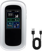 Мобильная точка доступа Bewinner 5G WiFi 6, маршрутизатор 5G со слотом для SIM-карты, 16 подключенных устройств, аккумулятор 4000 мАч, скорость загрузки 2,77 Гбит/с, скорость отправки 1,25 Гбит/с, портативное устройство WiFi для путешествий 1000002002