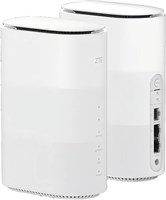 Маршрутизатор ZTE 5G CPE MC801A, быстрый WiFi 6 до 3,8 Гбит/с, 2 RJ45 Gigabit, 1 RJ11 nanoSIM, 2 x TS9 для внешней антенны, белый 1000002007