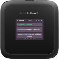 Netgear Nighthawk M3 | Маршрутизатор 5G с разблокированным слотом для SIM-карты | Портативная точка доступа WiFi для личного/бизнеса, 5G и 4G MiFi, WiFi 6, до 32 устройств, до 2,5 Гбит/с (MH3150) 1000002008