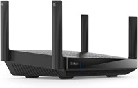 Маршрутизатор Linksys Hydra Pro 6E Tri?Band WiFi 6E Mesh — беспроводной игровой маршрутизатор с 8 потоками, диапазон 6 ГГц для потоковой передачи 8K, скорость до 6,6 Гбит/с, покрытие площадью 2700 кв. футов, более 55 устройств, работает с системой Velop M 1000002012