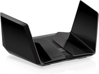 Маршрутизатор NETGEAR Nighthawk 12-Stream WiFi 6E (RAXE500) | Трехдиапазонная скорость беспроводной связи AXE11000 (до 10,8 Гбит/с) | Новый диапазон 6 ГГц | Покрытие до 3500 кв. футов, 60 устройств 1000002020