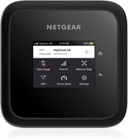Маршрутизатор Netgear MR6150 Nighthawk M6 5G WiFi 6 с мобильной точкой доступа, разблокированный, до 2,5 Гбит/с, 2,4-дюймовый цветной сенсорный ЖК-экран, покрытие до 1000 кв. футов 1000002032