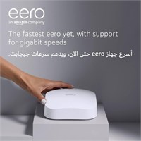Маршрутизатор eero Amazon Pro 6 Tri-Band Mesh Wi-Fi 6 | Со встроенным ZigBee Smart Home Hub 1000002041