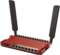 Беспроводной маршрутизатор Mikrotik L009UiGS-2HaxD-IN Gigabit Ethernet Single-band (2.4 ГГц) Красный 1000002053