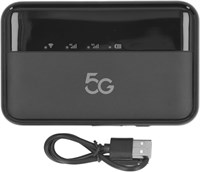 Портативная мобильная точка доступа Cryfokt 5G WiFi на 16 устройств, 10000 мАч, зарядка Type C, скорость передачи данных 2,77 Гбит/с, глобальное покрытие, 5,8 ГГц, диапазоны 3G/4G, 802.11ax, 16 устройств, карманный маршрутизатор, 5G-устройство WiFi для пу 1000002066