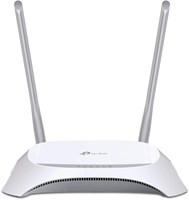 Маршрутизатор TP-Link 3G/4G Wi-Fi со скоростью передачи данных 300 Мбит/с, 1 порт UBS 2.0, кнопка WPS, настройка не требуется, вилка британского стандарта (Archer MR3420) 1000002078
