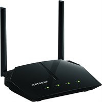 Маршрутизатор WiFi NETGEAR (R6120) - скорость беспроводной связи AC1200 Dual Band (до 1200 Мбит/с) | Покрытие до 1200 кв. футов и 20 устройств | 4 порта 10/100 Fast Ethernet и 1 порт USB 2.0 1000002082