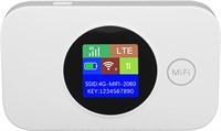 Luocute 4G мобильная точка доступа WiFi, портативная мобильная точка доступа со слотом для карты Micro SIM, поддерживает 8–10 пользователей, высокоскоростной портативный маршрутизатор WiFi для офиса, путешествий, бизнеса на открытом воздухе, поддержка SIM 1000002093