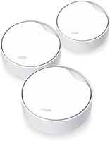 Маршрутизатор TP-Link Deco X50-PoE WiFi 6 Mesh, двухдиапазонный AX3000 Мбит/с, PoE (питание через Ethernet), порт Ethernet 2,5 Гбит/с, повторитель WiFi, точка доступа, Alexa, 3 устройства с покрытием до 600? 1000002106