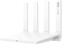 Маршрутизатор HUAWEI AX3-3000 Мбит/с/двухдиапазонный WiFi, двухъядерный Wi-FI 6+, скорость WiFi до 2402 Мбит/с/5 ГГц+574 Мбит/с/2,4 ГГц, 1 гигабитный порт WAN, 3 гигабитных порта LAN, родительский контроль, гостевой Wi-Fi, белый 1000002109