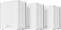 ASUS ZenWiFi BD4 (3 шт.) Двухдиапазонный маршрутизатор WiFi 7 (802.11be) AiMesh с возможностью расширения: 3,6 Гбит/с, два порта 2,5 Гбит/с, до 3 SSID для устройств IoT, родительский контроль, VPN, расширенная сетевая безопасность — белый 1000002126