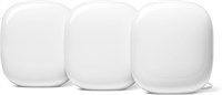Google Nest WiFi Pro - 6E - Надежная домашняя система Wi-Fi с высокой скоростью и покрытием всего дома - Маршрутизатор Mesh - 3 шт. в упаковке - Снег 1000002140
