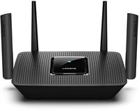 Маршрутизатор Linksys MR8300 Tri-Band Mesh WiFi 5 (AC2200) — работает с домашней системой WiFi Velop — игровой маршрутизатор с 4 портами Gigabit Ethernet, портом USB 3.0 и родительским контролем через приложение Linksys 1000002184