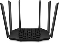 Tenda AC21 AC2100 Двухдиапазонный гигабитный беспроводной кабельный маршрутизатор, скорость до 2100 Мбит/с, MU-MIMO, 5 гигабитных портов LAN, простая настройка, поддержка гостевой сети, родительский контроль, фильтр клиентов, IPv6 1000002192