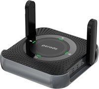 Портативный беспроводной маршрутизатор Porodo CPE MiFi 3G/4G 4000 мАч - черный/серый 1000002195