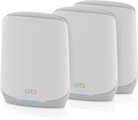 Система Netgear RBK763S Orbi Tri-band WiFi 6 Mesh, AX5400 5,4 Гбит/с, с 1 годом NETGEAR Armor, маршрутизатор + 2 спутника 1000002204