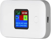 Маршрутизатор GOWENIC 4G LTE, портативная точка доступа для путешествий со скоростью 300 Мбит/с, поддерживает подключение 10 устройств, для телефона, планшета, ноутбука, телевизора 1000002213