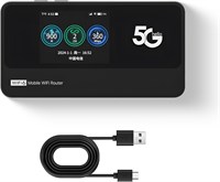 Мобильная точка доступа Bewinner 5G WiFi, маршрутизатор с местным и международным покрытием, экран 2,5 дюйма, 16 подключенных устройств, 10000 мАч, портативный маршрутизатор WiFi со слотом для SIM-карты для путешествий 1000002217