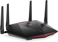 Маршрутизатор NETGEAR Nighthawk Pro Gaming 6-Stream WiFi 6 (XR1000) — скорость беспроводной связи AX5400 (до 5,4 Гбит/с) | DumaOS 3.0 оптимизирует серверные соединения без задержек | 4 порта Ethernet 1G и 1 порт USB 3.0 1000002219
