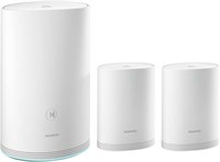 Маршрутизатор HUAWEI HUW-WS5280-1PLUS2-WHT (1 базовая станция + 2 сателлита), домашняя система Wi-Fi Q2 Pro, гигабитный Powerline, полный набор портов GE, бесшовный роуминг, низкая задержка, Plug & Play - белый 1000002251