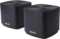 Беспроводной мини-маршрутизатор ASUS ZenWifi XD4 AX1800 WiFi, трехдиапазонный Gigabit Ethernet, WiFi 6, 2,4 ГГц/5 ГГц, 2 порта Gigabit LAN, упаковка из 2 шт. - черный 1000002270