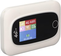 Goshyda Портативная точка доступа WiFi, 4G LTE разблокированный беспроводной маршрутизатор с SIM-картой, аккумулятор 2000 мАч, портативное устройство точки доступа WiFi для дома и путешествий 1000002275