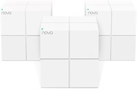 Tenda Nova Mesh WiFi System (MW6) — покрытие до 6000 кв. футов по всему дому, замена WiFi-маршрутизатора и удлинителя, гигабитный Mesh-маршрутизатор для беспроводного Интернета, работает с Alexa, родительский контроль, упаковка из 3 штук 1000002276