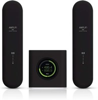 AmpliFi Gamer's Edition WiFi-система Ubiquiti Home Wireless Internet HD WiFi-маршрутизатор 2 Mesh-точки 4 Gigabit Ethernet 1 WAN-порт Кабель Ethernet заменяет маршрутизатор и WiFi-удлинители - черный 1000002306