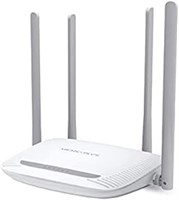 Mercusys MW325R 300 Мбит/с усовершенствованный беспроводной Wi-Fi-маршрутизатор | Четыре антенны с высоким коэффициентом усиления 5 дБи | Покрытие до 500 кв. футов | Родительский контроль | Гостевая сеть | Расширенное шифрование 1000002322