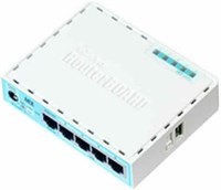 MikroTik RB750GR3 Встроенный Ethernet-разъем Бирюзовый - Белый Кабельный маршрутизатор RB750GR3 1000002343