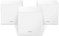Tenda Nova MW12 Mesh WiFi-система — WiFi-система для всего дома — покрытие WiFi AC2100-6000sq? Tri-Band — 3 гигабитных порта — простая настройка — заменяет WiFi-роутер и усилитель-удлинитель — упаковка из 3 штук 1000002377
