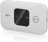 Azonee Portable WiFi 4G Mobile Hotspot, беспроводной портативный WiFi Hotspot 4G LTE Router с зарядным кабелем, скорость загрузки 150 Мбит/с, с USB-кабелем, со слотом для SIM-карты для телефона, ноутбука, настольного компьютера, планшета 1000002399