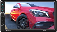 7-дюймовый двойной автомобильный стереокомплект 2 Din с сенсорным экраном Bluetooth 7018B, поддержка стереозвука DVD и Mirror Link Play, MP5/TF/SD/USB/медиаплеер, USB SD AUX, тюнер FM/AM/RDS 1000002421