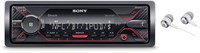 Sony DSX-A410BT Single Din Bluetooth Front USB AUX автомобильный стерео цифровой медиа-ресивер в комплекте с наушниками (без CD-плеера) 1000002445