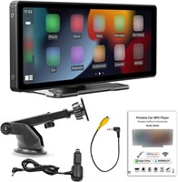DURAGS 9,3-дюймовый автомобильный стерео MP5-плеер BT Hands-Free Calling Поддержка FM-радио Carplay Android Auto Phone Link Помощь при движении задним ходом U-Disk/TF-карта с регулируемым кронштейном 1000002458