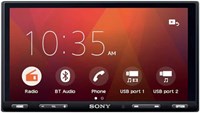 Автомобильная стереосистема Sony XAV-AX5500, цифровой медиа-ресивер с емкостным сенсорным экраном 17,6 см (6,95 дюйма), Bluetooth, Android Auto, Apple Car Play, WebLink™ Cast, выход PRE - 3 x 5 В, выходная мощность - 55 Вт x 4 1000002476