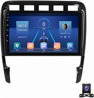 Автомобильная стереосистема Android для Porsche Cayenne 2002 2003 2004 2005 2006 2007 2008 2009 2010 2 ГБ ОЗУ 32 ГБ ПЗУ 9-дюймовый MirrorLink WiFi BT, сенсорный экран IPS с камерой AHD в комплекте (2+32G с Apple Carplay) 1000002519