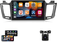 Автомобильная стереосистема Devand Android для TOYOTA RAV4 2013-2017 гг., 4 ГБ ОЗУ, 64 ГБ ПЗУ, 10-дюймовый MirrorLink WiFi BT, сенсорный экран IPS с камерой AHD (4+64G с Apple Carplay) 1000002525