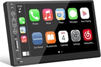 Hieha 2022 новейшая беспроводная автомобильная стереосистема Carplay Wireless Android Auto Double Din, 7-дюймовый сенсорный экран Full HD, автомобильное радио Bluetooth 5.2, AirPlay, Mirror Link, 16-полосный эквалайзер, сабвуфер, камера заднего вида, SWC 1000002567