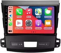 Автомобильный стереоплеер Fabrik® для Mitsubishi Outlander 2006–2015 годов с системой Android, планшетами IPS AHD с сенсорным экраном, Bluetooth, FM-радио, офлайн/онлайн GPS (4+64 ГБ Apple Carplay+Android Auto) 1000002583