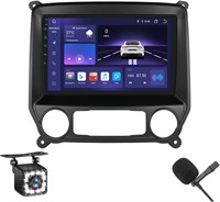 10,1 дюйма для Chevrolet Silverado GMC Sierra 2014-2018 Android12.0 автомобильная стереосистема (4 RAM+32 ROM) Auto Carplay 8-ядерный QLED сенсорный экран радио голосовое управление беспроводное зеркалирование GPS-навигация обновление головного устройства 1000002603
