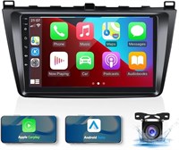Автомобильная стереосистема Devand Android для Mazda 6 2007-2012 гг., 1 ГБ ОЗУ, 32 ГБ ПЗУ, Mirror-Link Wi-Fi BT, радио, GPS-навигация, 9-дюймовый сенсорный экран IPS с камерой заднего вида (4+64G с Apple Carplay) 1000002615